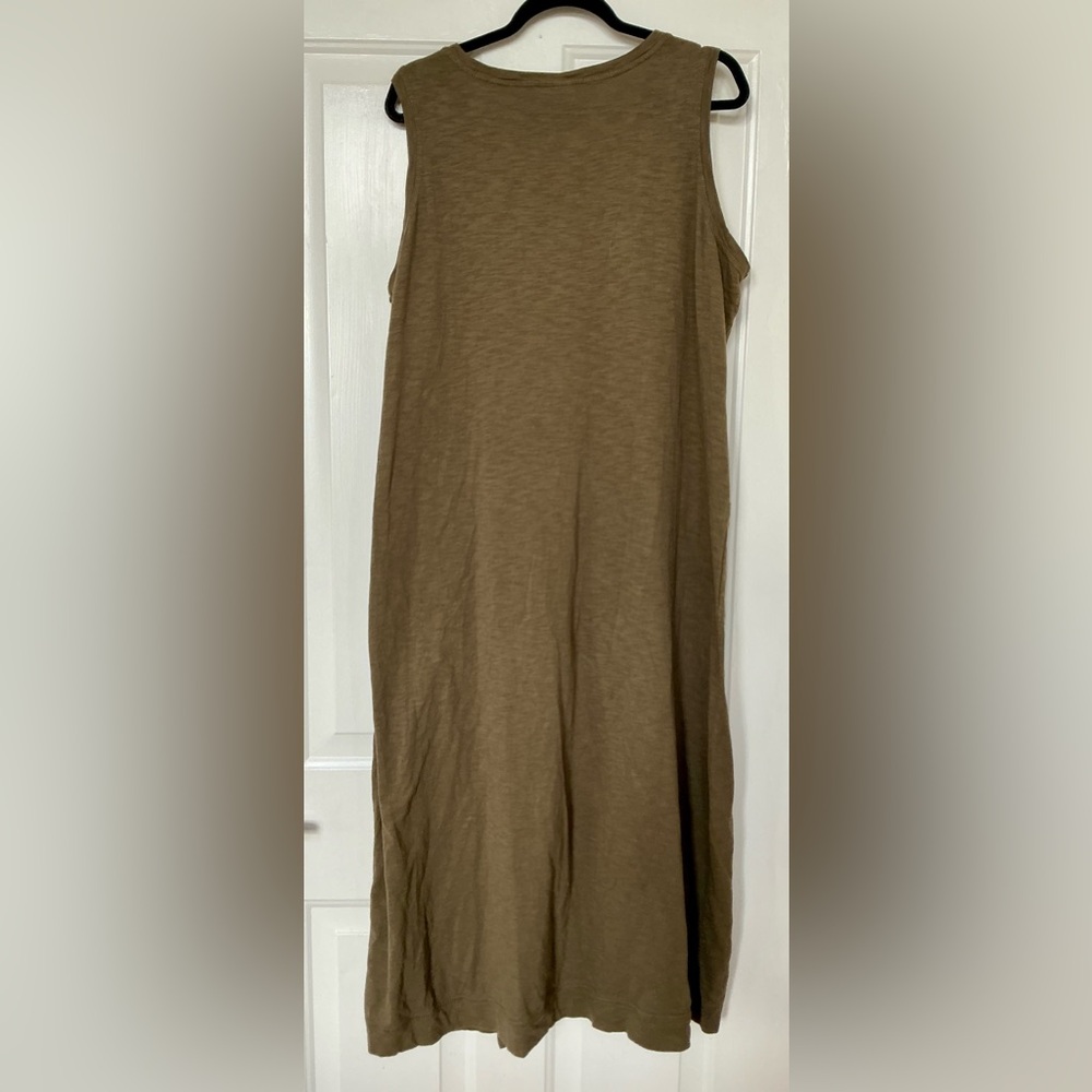 LOGO Tank Midi Dress with Pockets 2X - Picture 4 of 6